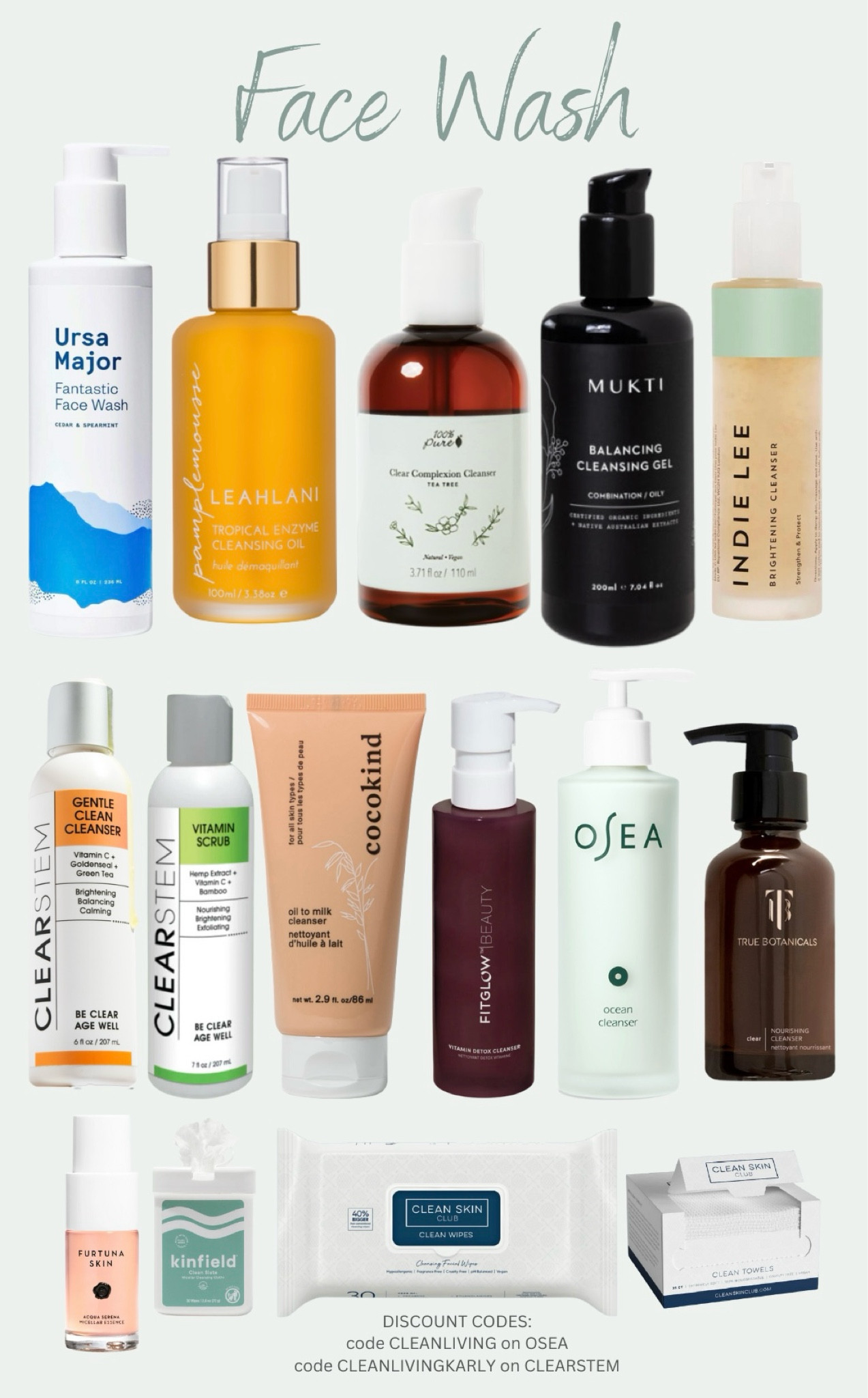 Non toxic face wash!! Clean beauty! 
Use code CLEANLIVING for discount on OSEA and code CLEANLIVINGKARLY for discount on Clearstem 💗😊

#LTKGiftGuide #LTKbeauty #LTKHoliday