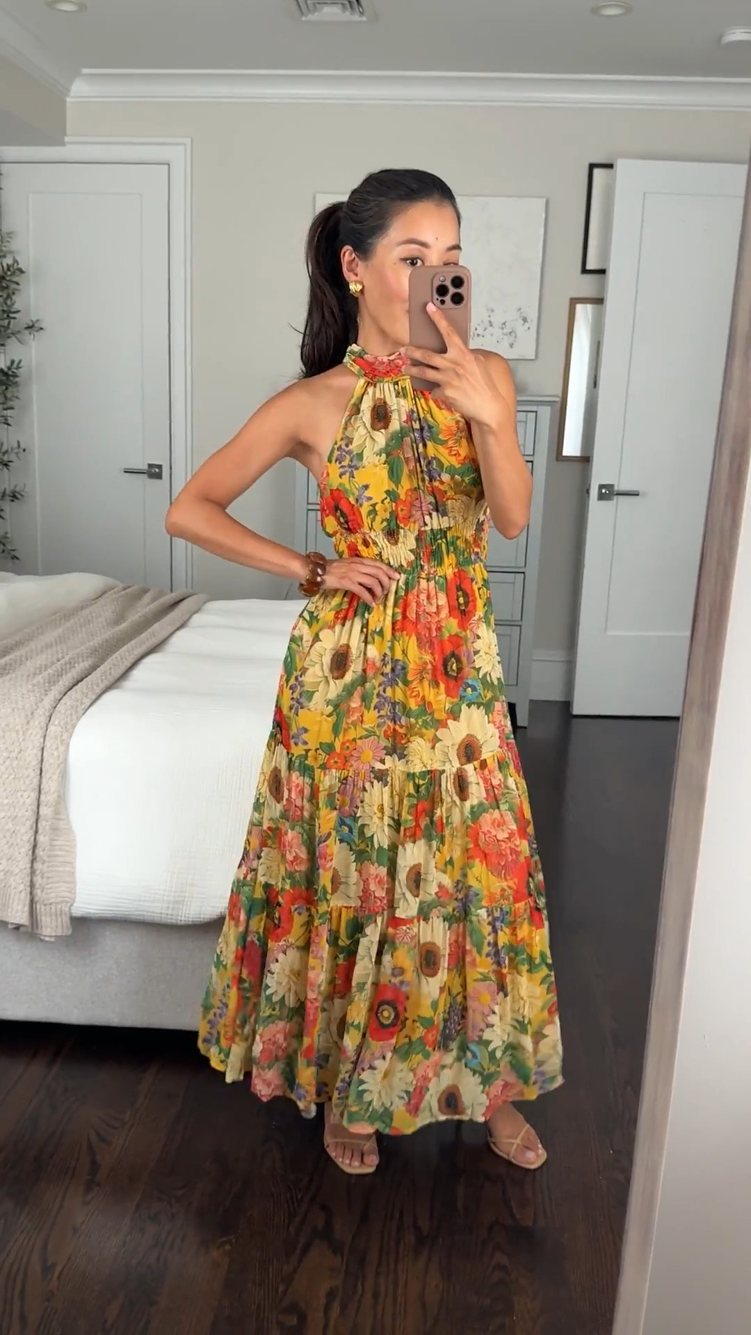 Sale alert! With petite sizes still left

• Anthropologie Somerset chiffon maxi dress xxs petite. I could possibly size up to xsp too bc the waist is fully stretchy and slim fit and the length is well above the floor on me 

beautiful rich colors, light and flowy dress with waist definition perfect for family photos , fall weddings, and special events

• Reformation Gigi minimal strappy sandals 5.5

Fall wedding, fall floral dress, wedding guest dress , family photos outfit 


#LTKPetite #LTKFallSale #LTKWedding