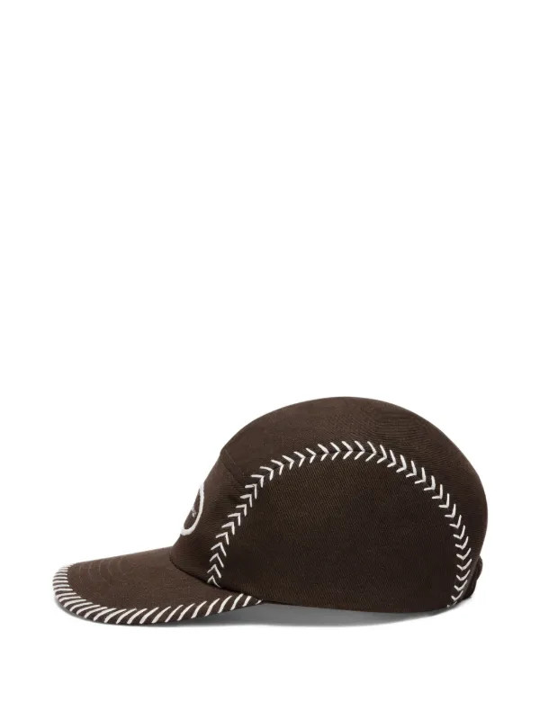 Jacquemus Casco Baseball Cap | Brown | FARFETCH CH | Farfetch Global