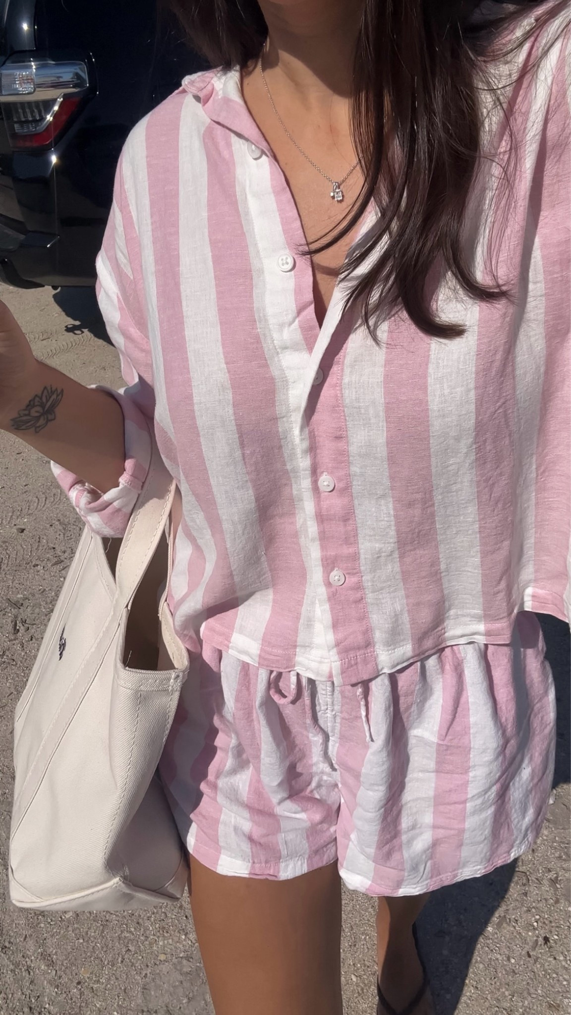 Saturday farmers market! Wearing size medium top and small shorts (shorts run big!)

#LTKootd #LTKSeasonal