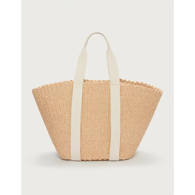 Straw Basket Webbing Strap Tote | Bags & Purses | The  White Company | The White Company UK & ROW