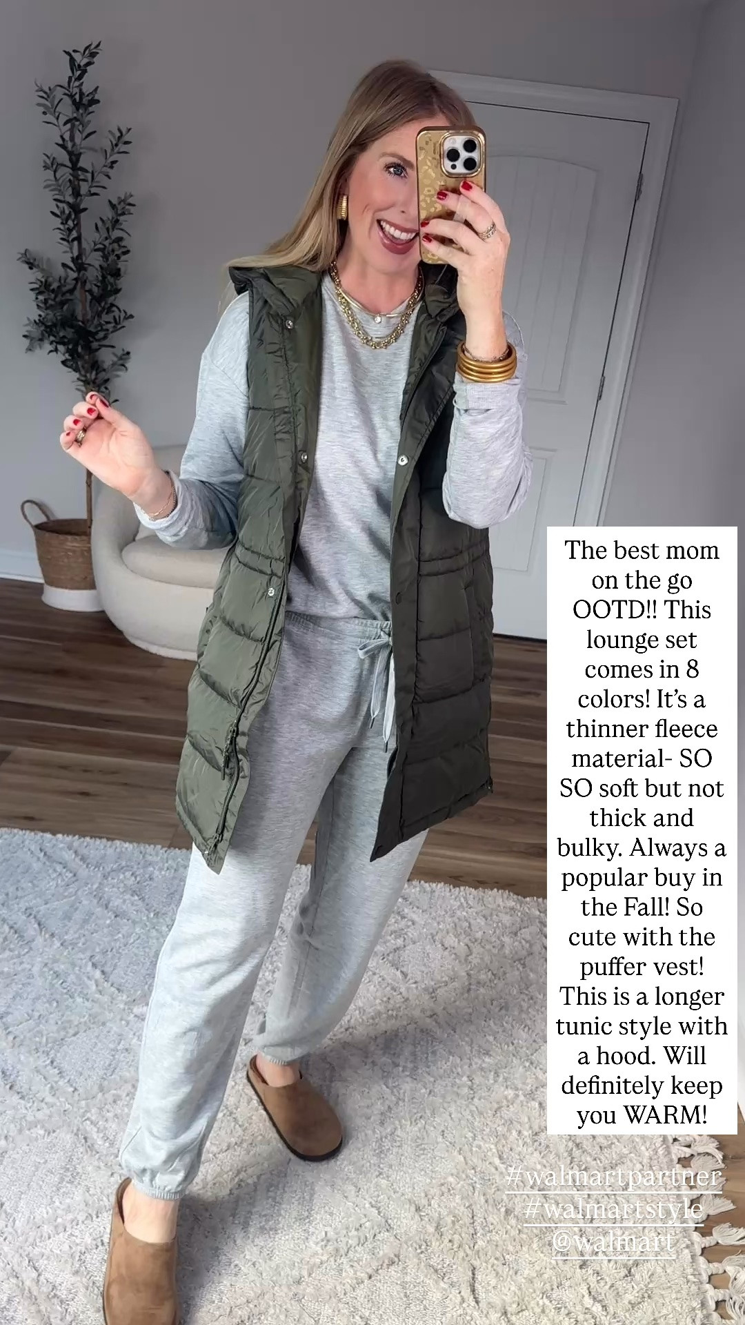 Weekend Walmart Wins try-on
Grey lounge set- small
Tunic puffer vest- small 

#walmartpartner #walmartstyle @Walmart

#LTKootd