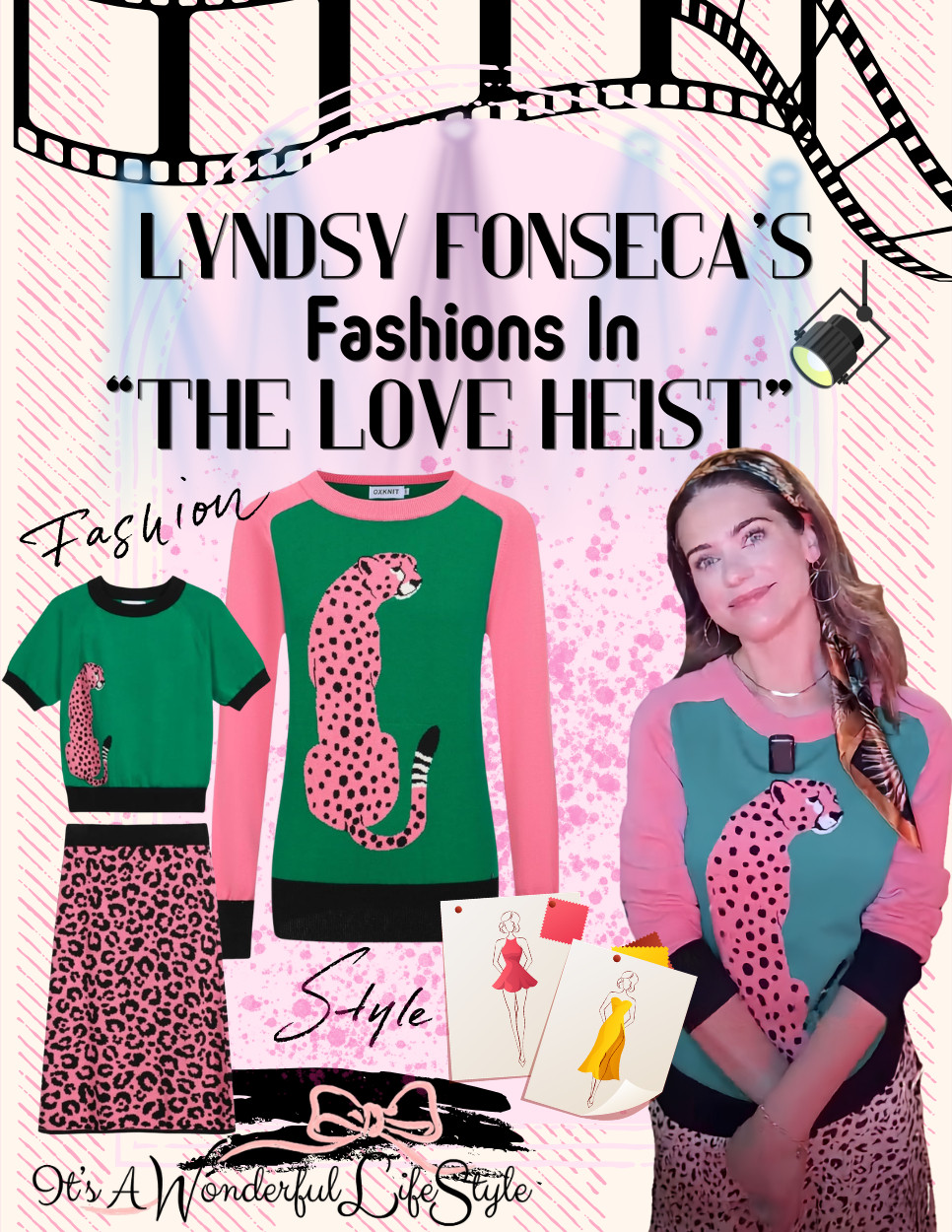 🐆💗 Spotted: One of my favorite looks from "The Love Heist!" Lyndsy Fonseca’s pink-and-green cheetah sweater is such a fun statement piece, and I love how it pairs perfectly with the coordinating leopard-print skirt.

If you love bold color, playful prints, and movie-inspired fashion, this look is definitely one to add to your closet! ✨

Would you wear this pink-and-green combo, or is it a little too wild for you? Let me know below! 👇💕

#TheLoveHeist #LyndsyFonseca #HallmarkStyle #MovieFashion #LTKStyle #FashionFinds #StyleInspiration #PinkAndGreen #AnimalPrintFashion #ItsAWonderfulLifestyle 

 