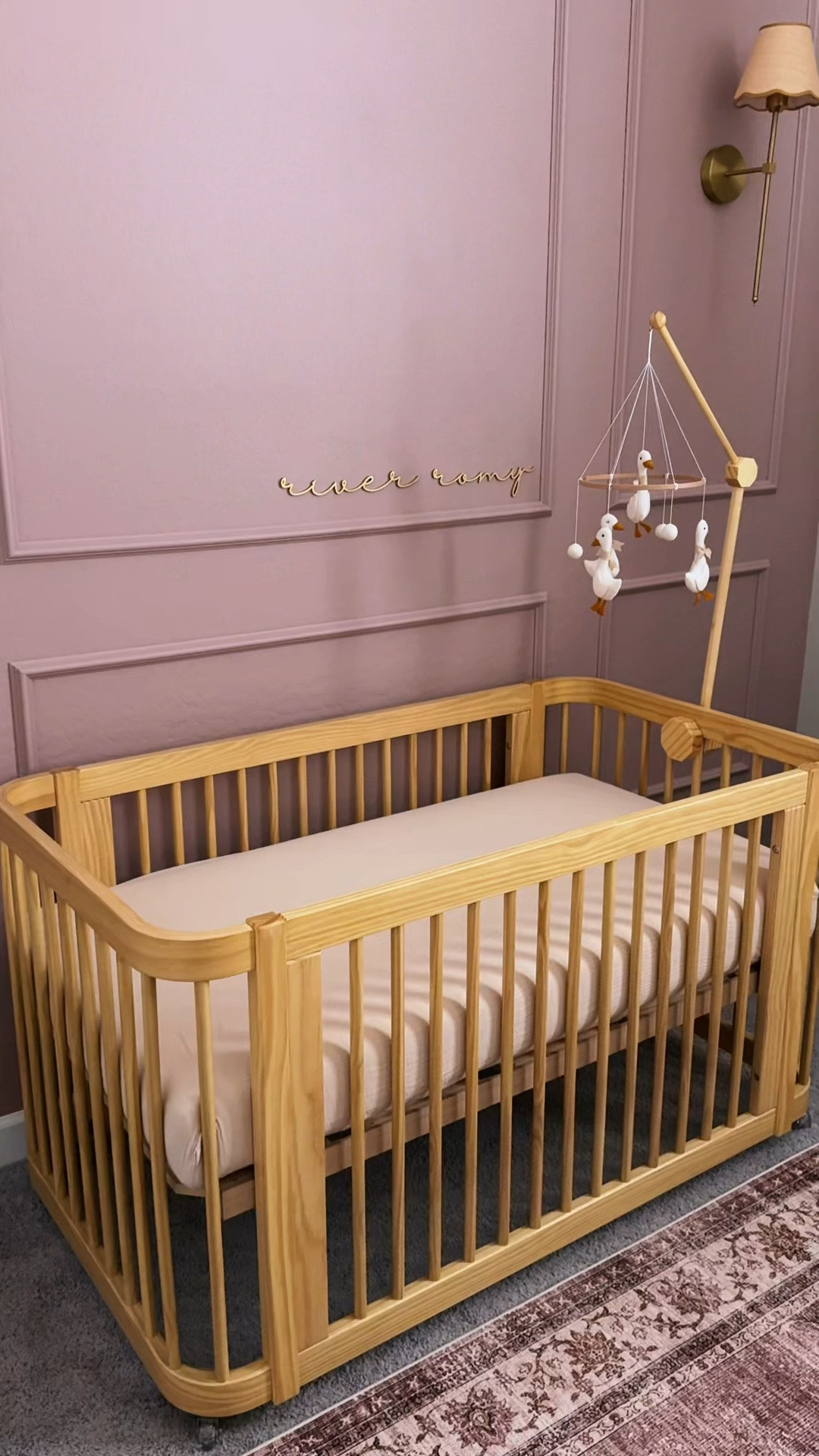 Baby Girl Nursery! Linked everything here! 

- Wall color: dressy rose sherwin Williams
- Bookshelf color: socialite by sherwin Williams
- Nesting Wave Crib in natural wood (couldn’t link)
- Dresser is color hazelnut
- Happ brand diaper caddy in color beige
- Glider in ivory boucle

#LTKmomlife #LTKHome #LTKBaby