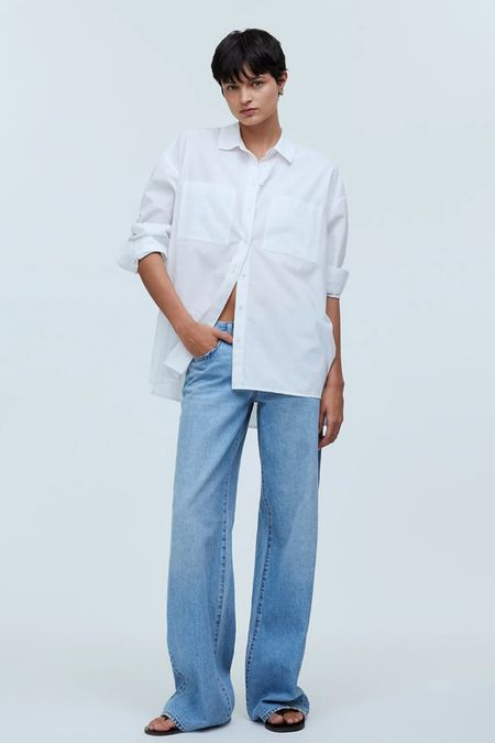 The BEST white oversized shirt 🤍

#LTKSeasonal #LTKworkwear #LTKstyletip