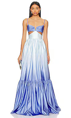 SAU LEE Nova Gown in Blue Ombre from Revolve.com | Revolve Clothing (Global)
