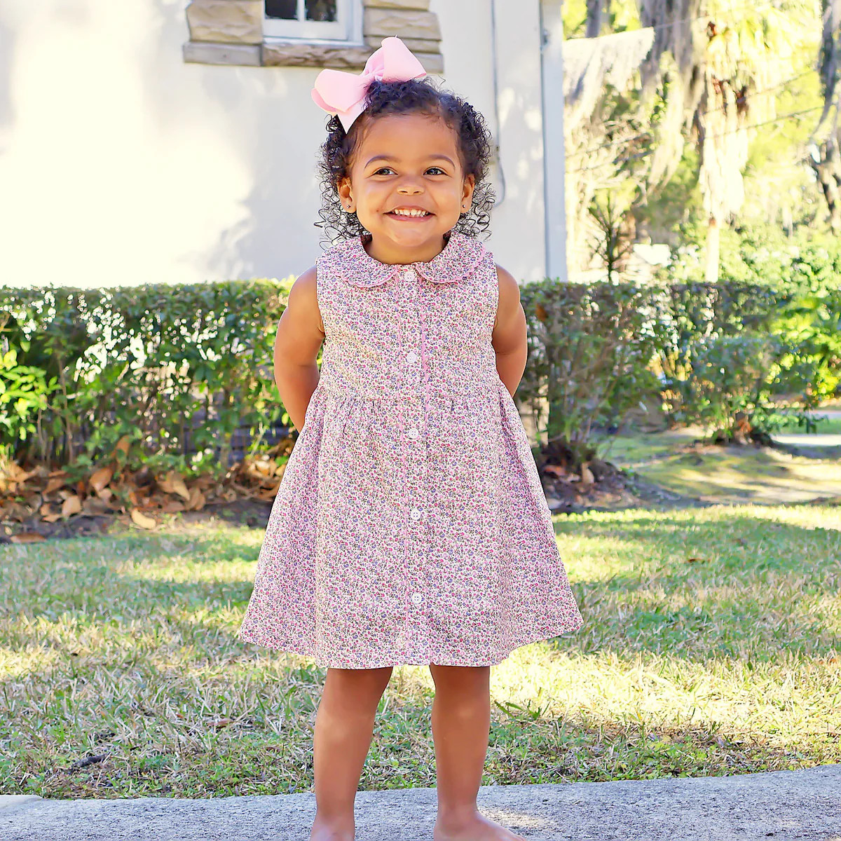 Pink & Purple Floral Lola Dress | Classic Whimsy