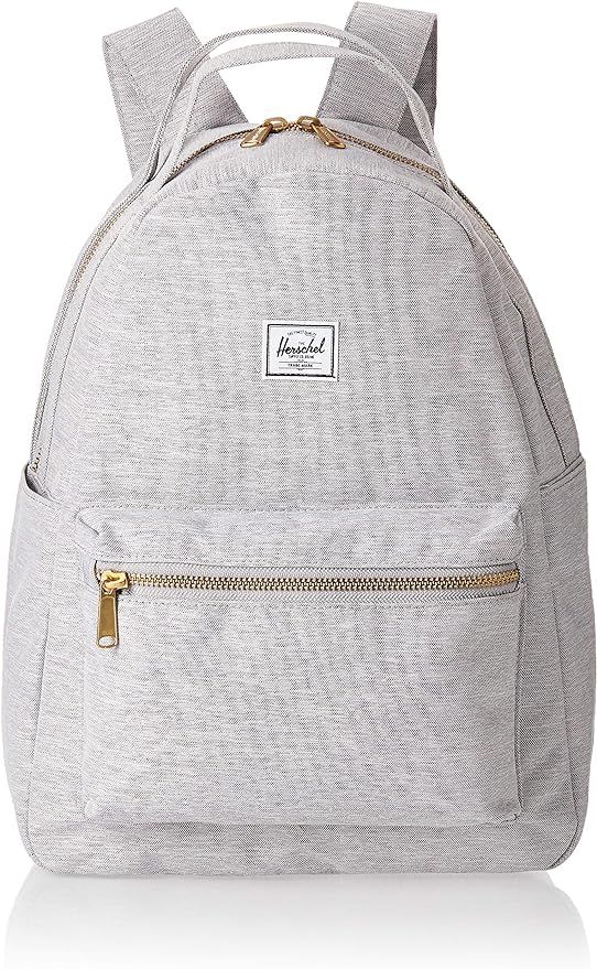 Herschel Nova Backpack, Light Gray Crosshatch, Mid-volume 18.0L | Amazon (US)