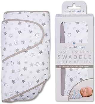 Miracle Blanket Swaddle Wrap - Newborn Essential Baby Blanket - Soft Sleep Sack Ideal for Newborn... | Amazon (US)