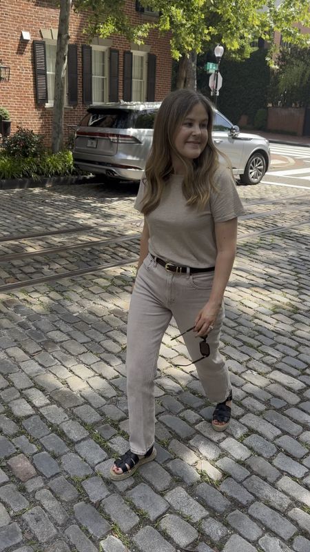 Neutrals are nice because they go with pops of color, but I love to mix and match neutrals too. My exact straight leg jeans are on sale. Im wearing a 28 short, and I’m 5’4. I love the beige color because it goes with anything! 

#LTKStyleTip #LTKFindsUnder100 #LTKSeasonal