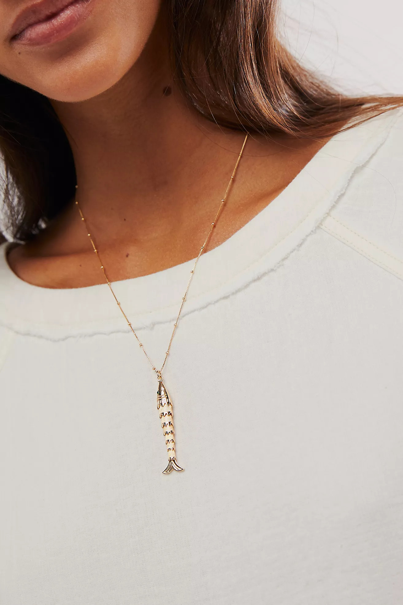 Vintage Fish Necklace | Free People (Global - UK&FR Excluded)