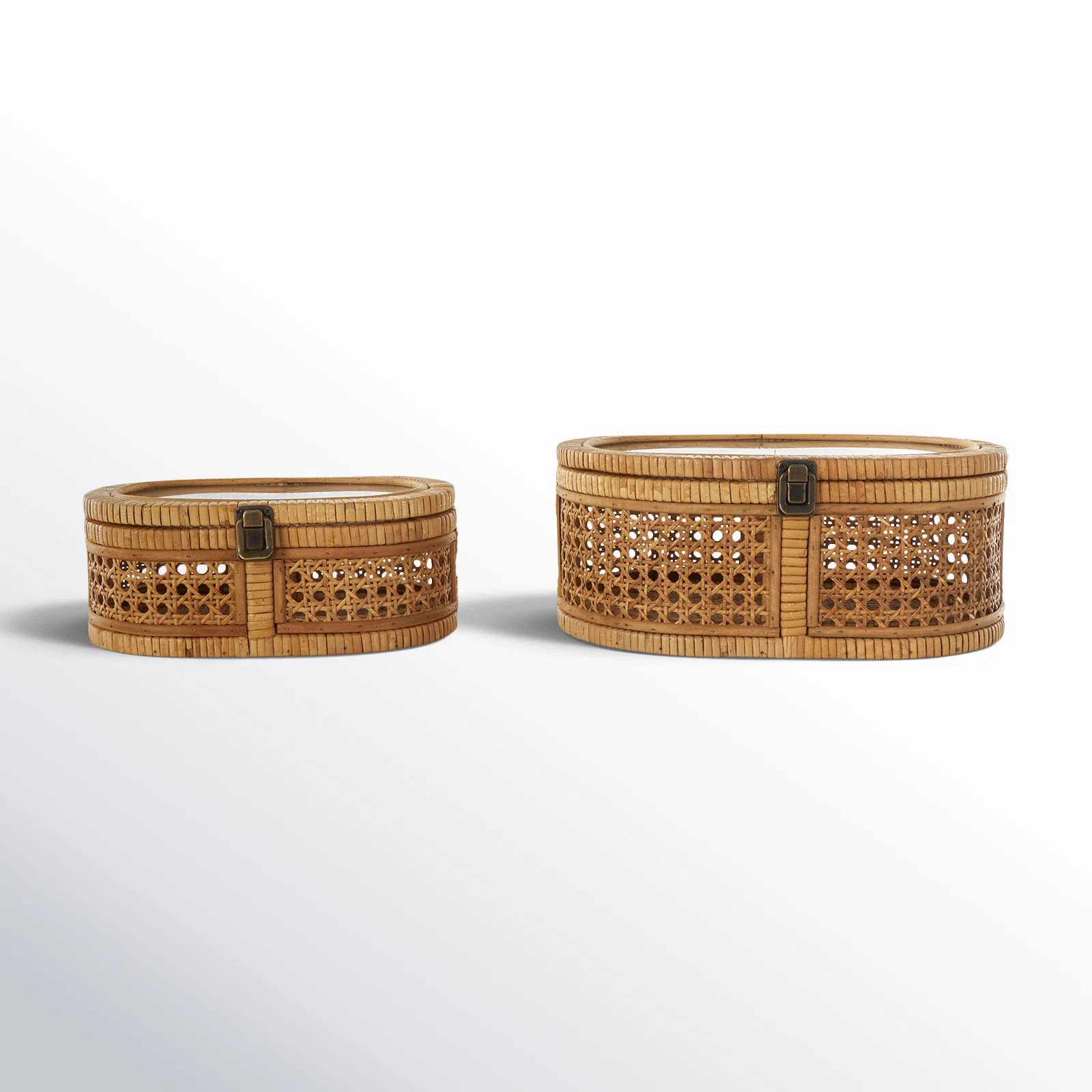 Dales 2 Piece Handmade Rattan Decorative Box Set | Wayfair North America
