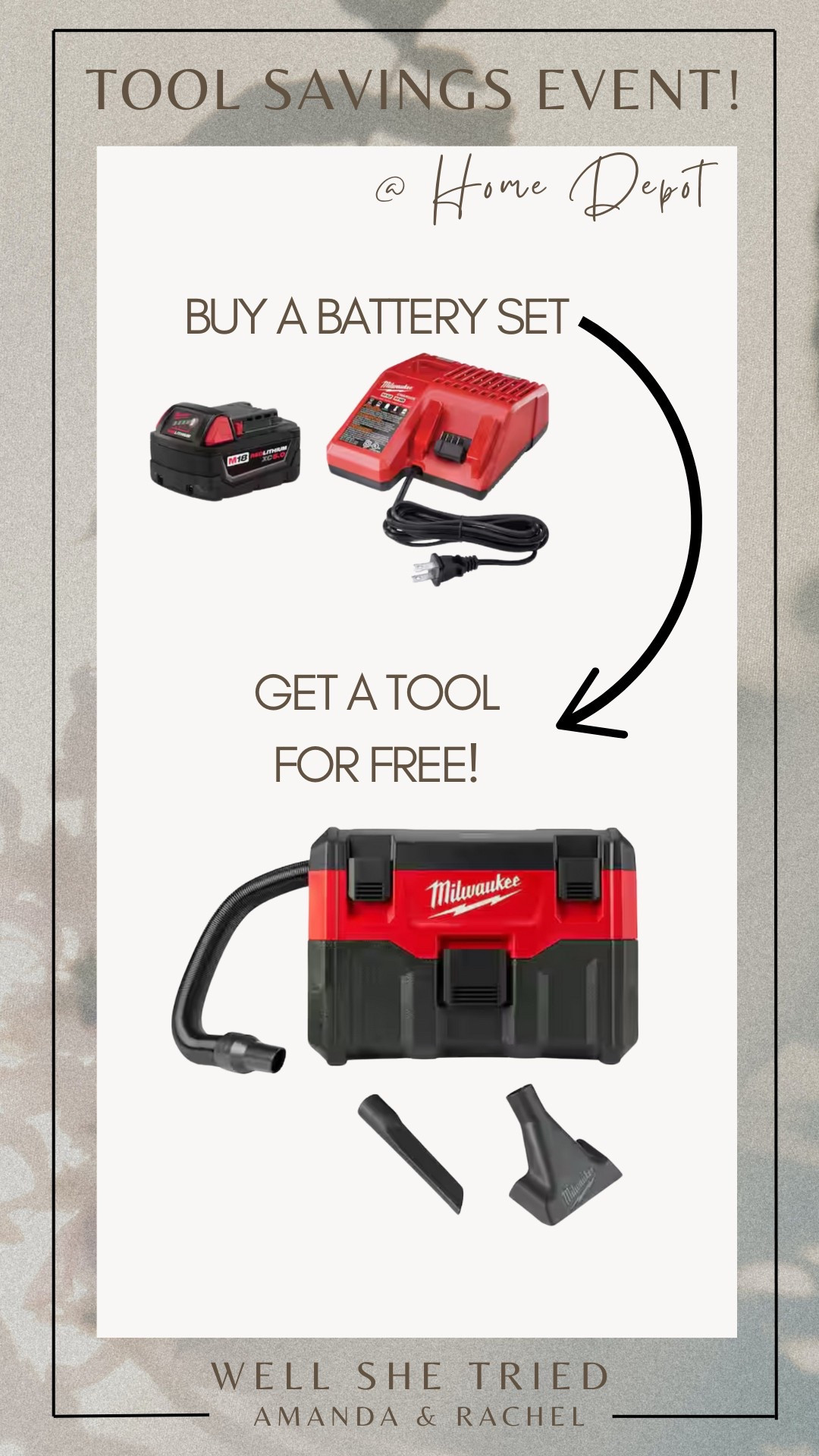 It’s my favorite time of the year!! Home Depot’s Tool Savings Event is in full swing! 

#LTKHome #LTKSaleAlert #LTKU