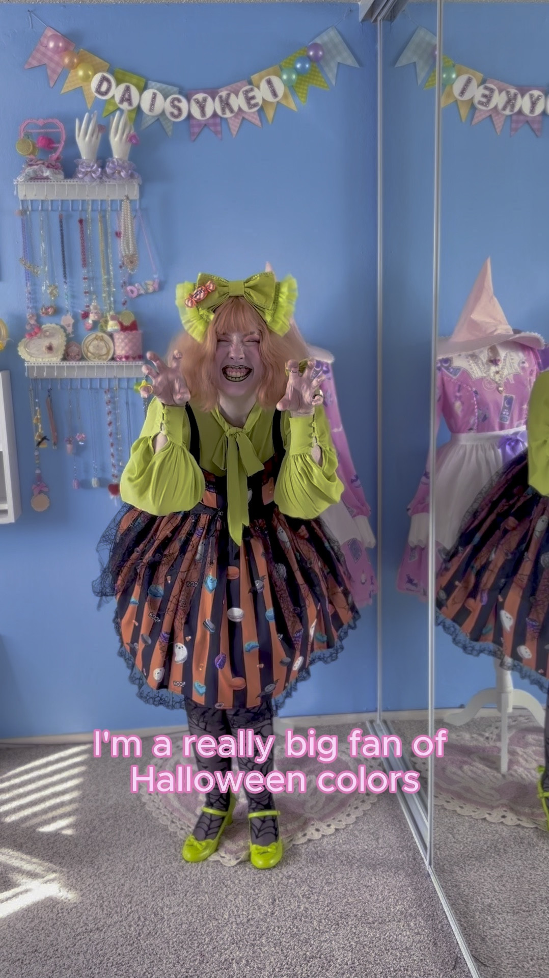 Had to bring back this chartreuse nightmare for my series! 

#LTKHalloween #LTKVideo #LTKSeasonal