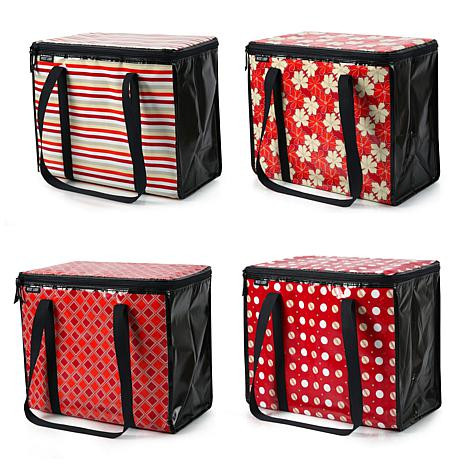 West Loop 4-Pack Insulated Leak-Proof Super Shoppers | HSN