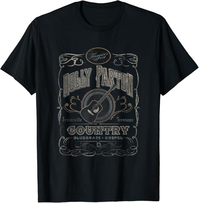 Dolly Parton Whiskey Label T-Shirt | Amazon (US)