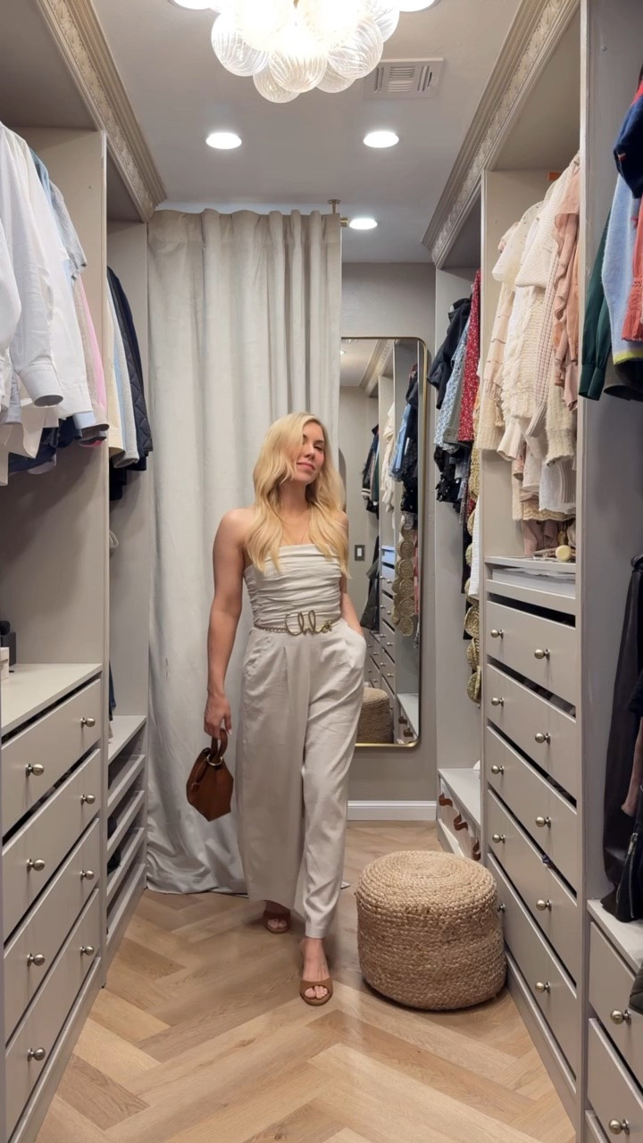 This is the perfect summer jumpsuit. (Stays up too!)
Linked to where to get this Chloe belt and Chloe bag for less 👏🏻

Summer outfit 
Summer
Vacation outfit

#LTKdayinmylife #LTKgrwm #LTKootd