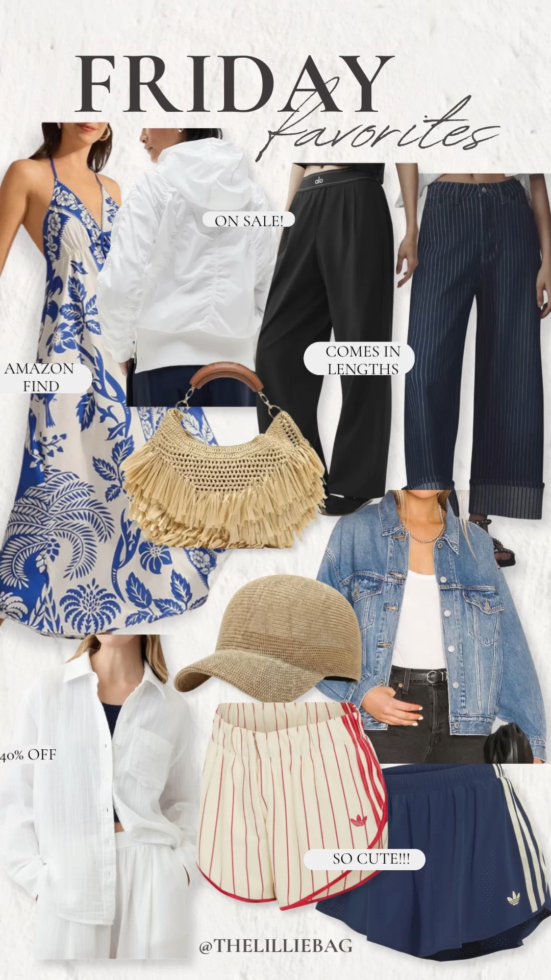 Another round of Friday favorites! 🤍 Loving the mix of elevated basics, Amazon finds, denim, athleisure, and vacation-ready pieces. If you’re shopping for summer, these are definitely worth a look!


Amazon finds. Denim jacket. Athleisure. Vacation outfit. Summer fashion. Wide leg pants.

#LTKSeasonal #LTKSaleAlert