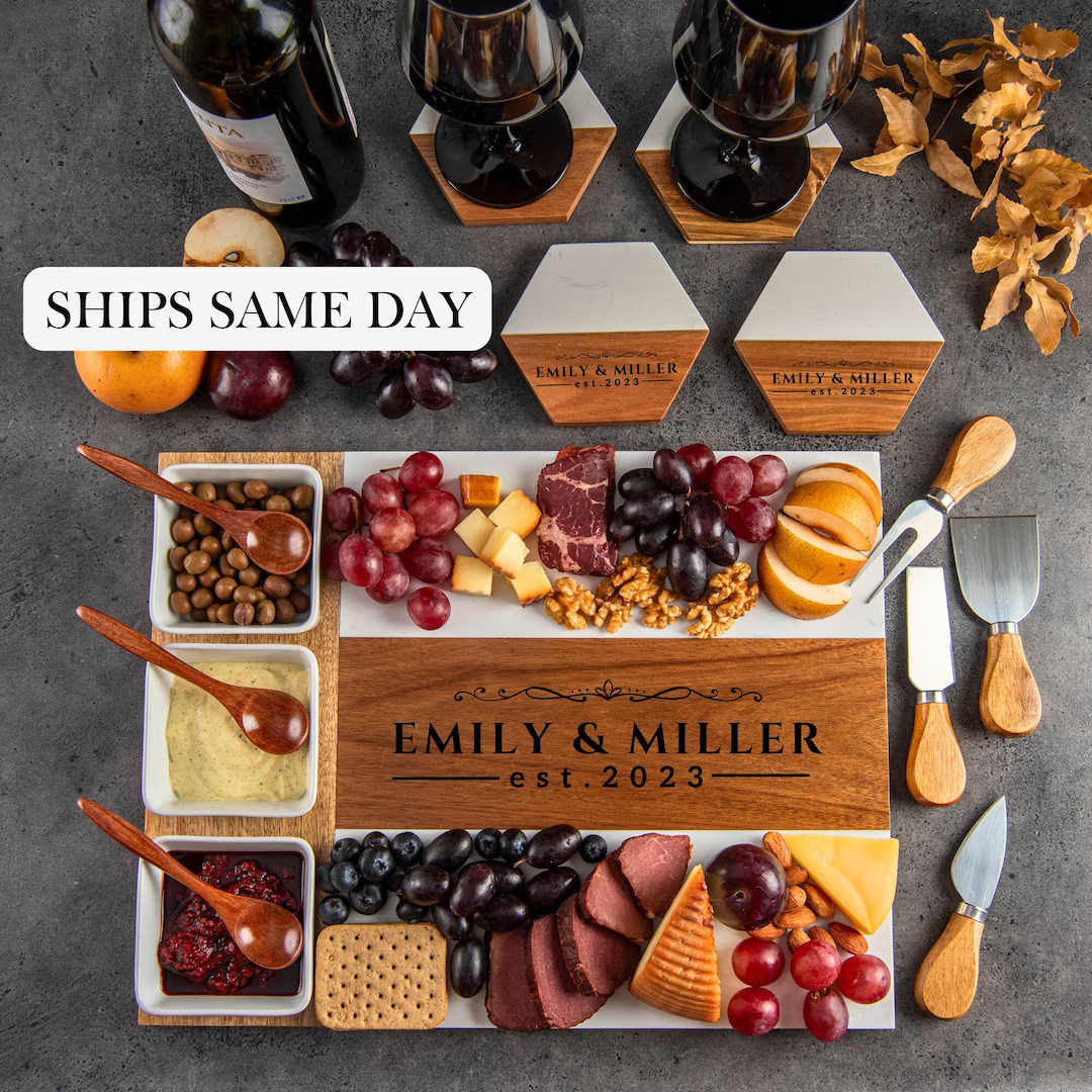 Personalized Charcuterie Board Cutting Board Hostess Gift - Etsy | Etsy (US)