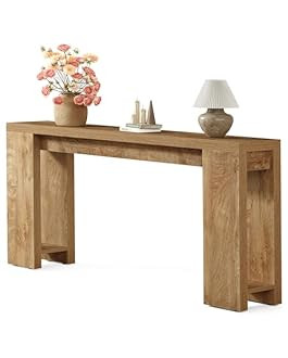 Little Tree 70.9-Inch Long Console Table, Narrow Sofa Table Behind The Couch, Farmhouse Console T... | Amazon (US)