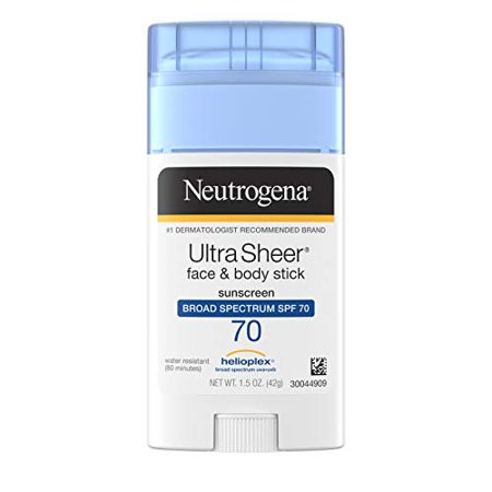 Neutrogena Ultra Sheer Non-Greasy Sunscreen Stick Face & Body Broad oz | Walmart (US)