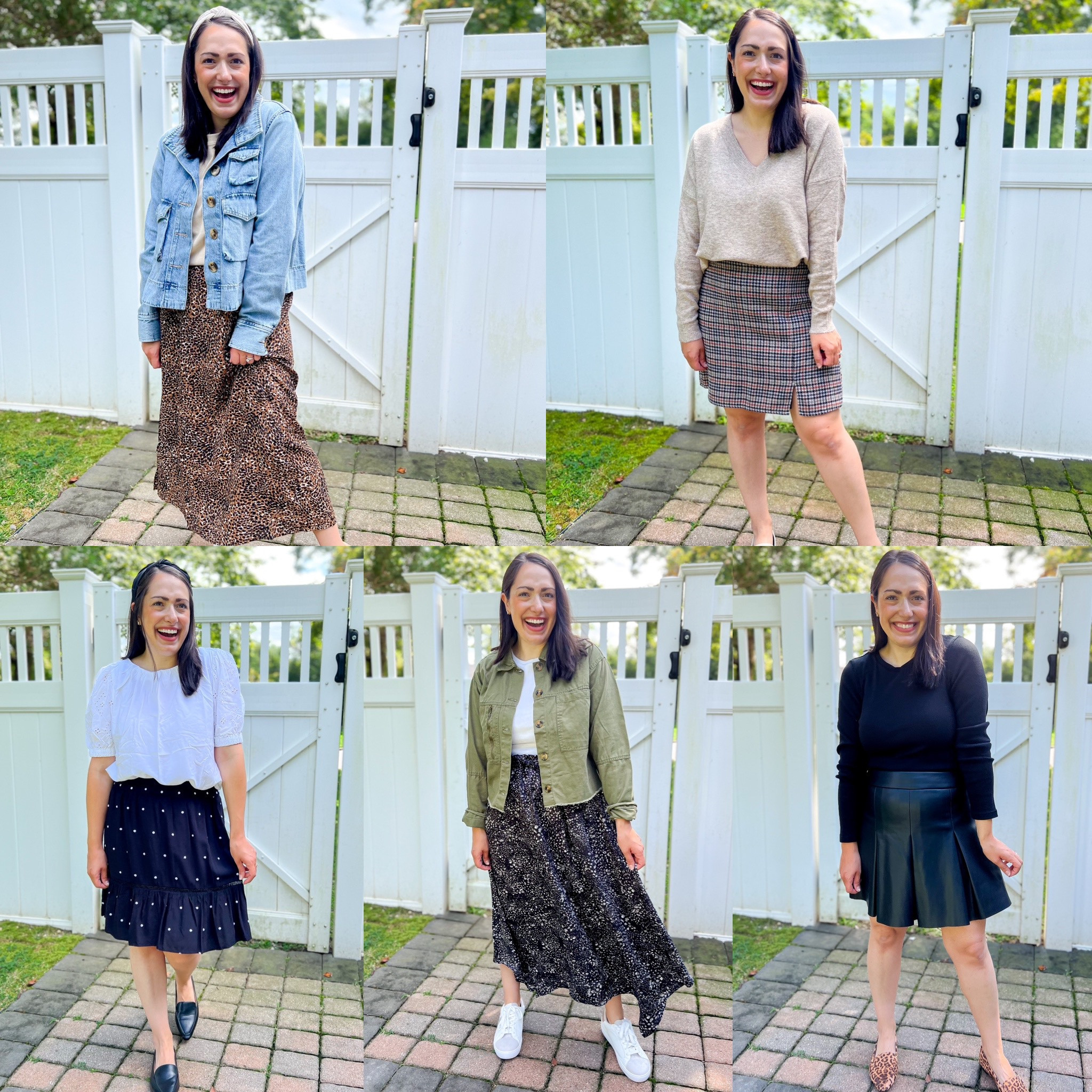 Teacher outfits 
teacher style 
skirt 
midi skirt 
plaid skirt 
faux leather skirt 
Mini skirt 
Workwear 
Business casual

#LTKunder50 #LTKstyletip #LTKworkwear