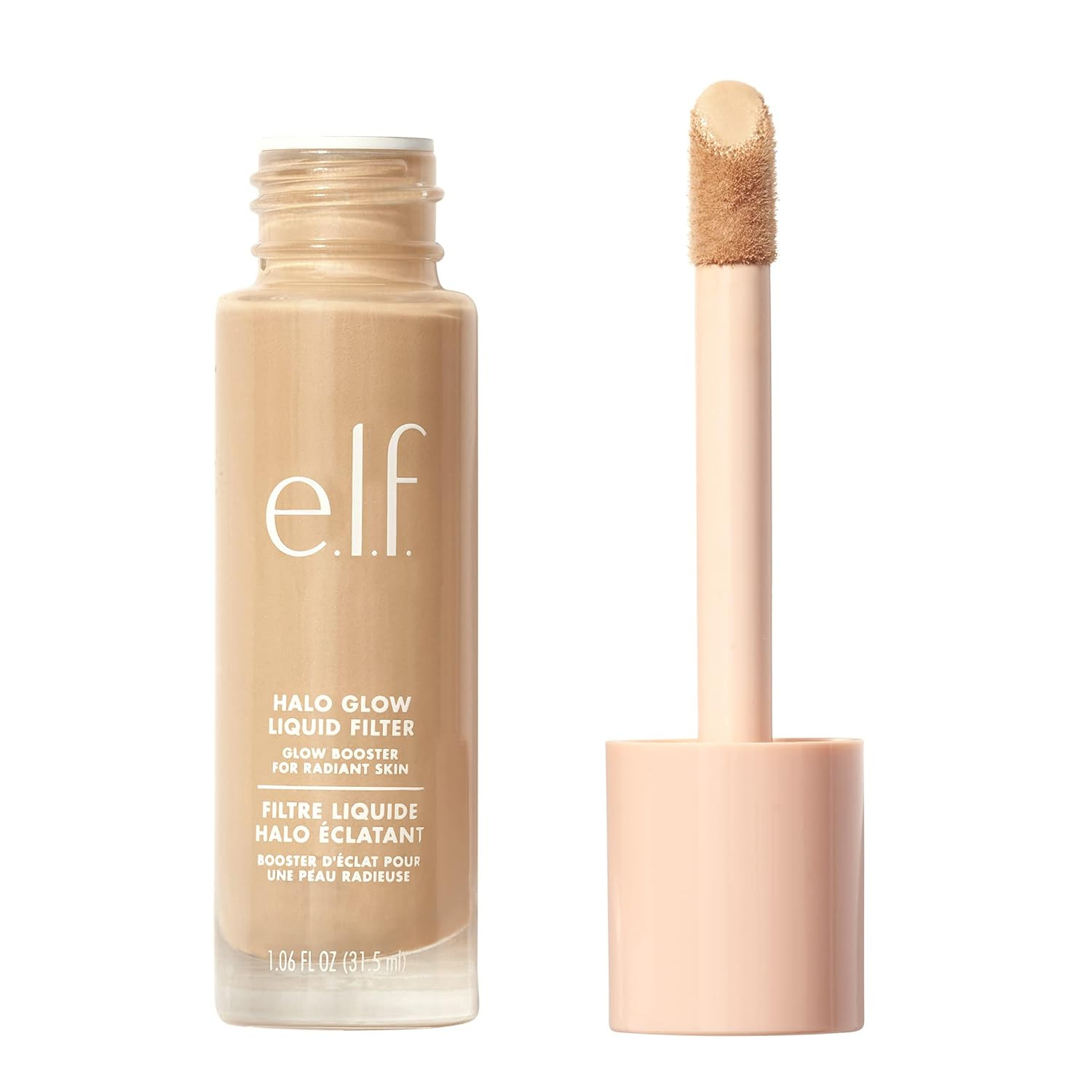 e.l.f. Halo Glow Liquid Filter, Hydrating Complexion Boost, 2 Fair/Light | Amazon (US)