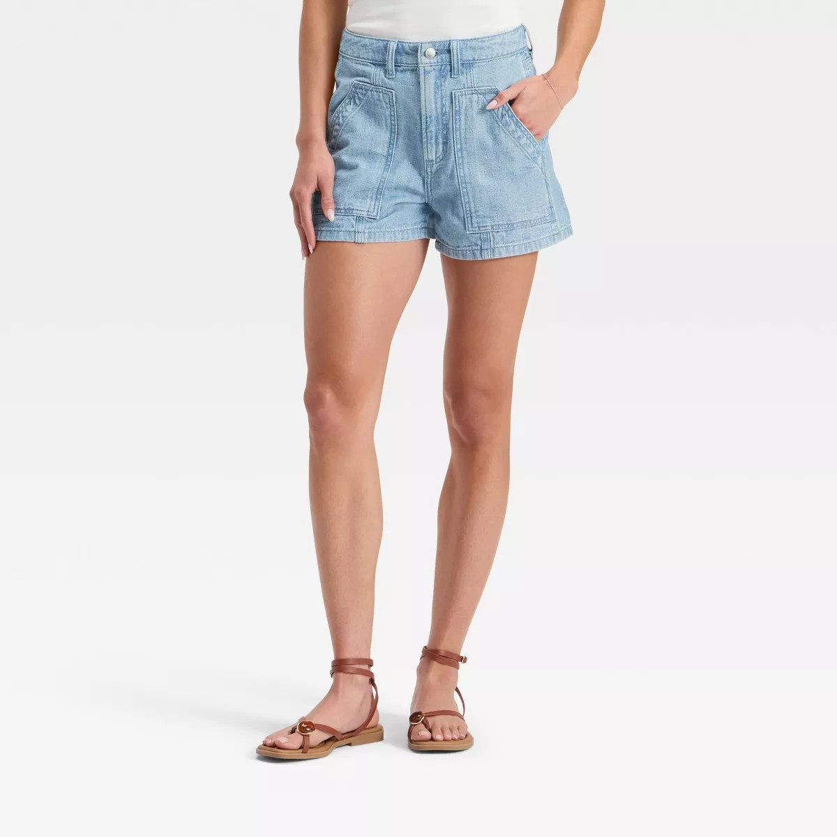 Women's High-Rise Utility Denim Shorts - Universal Thread™ | Target