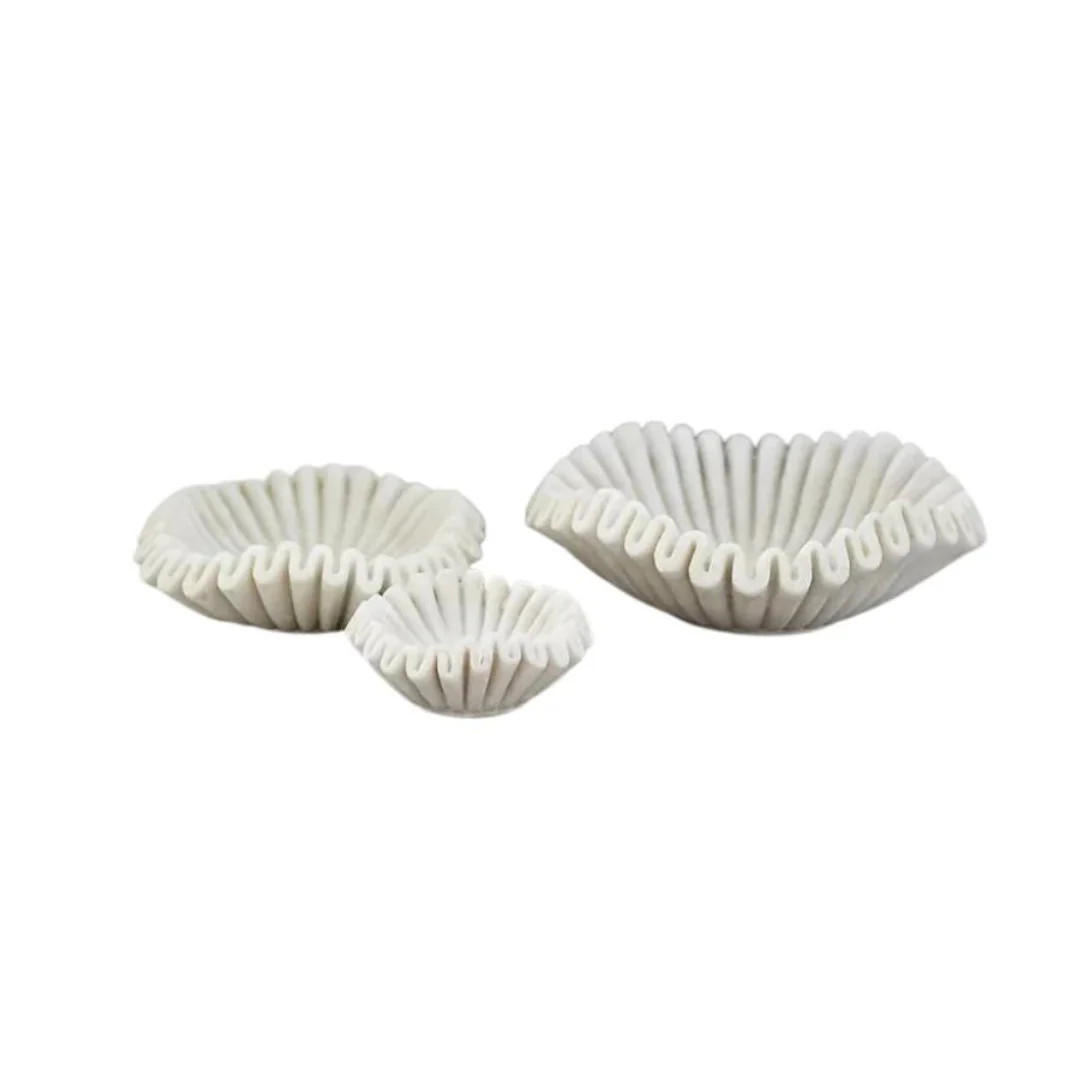 Marble Curly Bowls | Pink Antlers