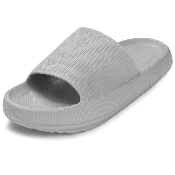 VONMAY Pillow Slides Sandals for Women Men Summer Slip On Slides Soft Thick Sole Non Slip Shower ... | Walmart (US)