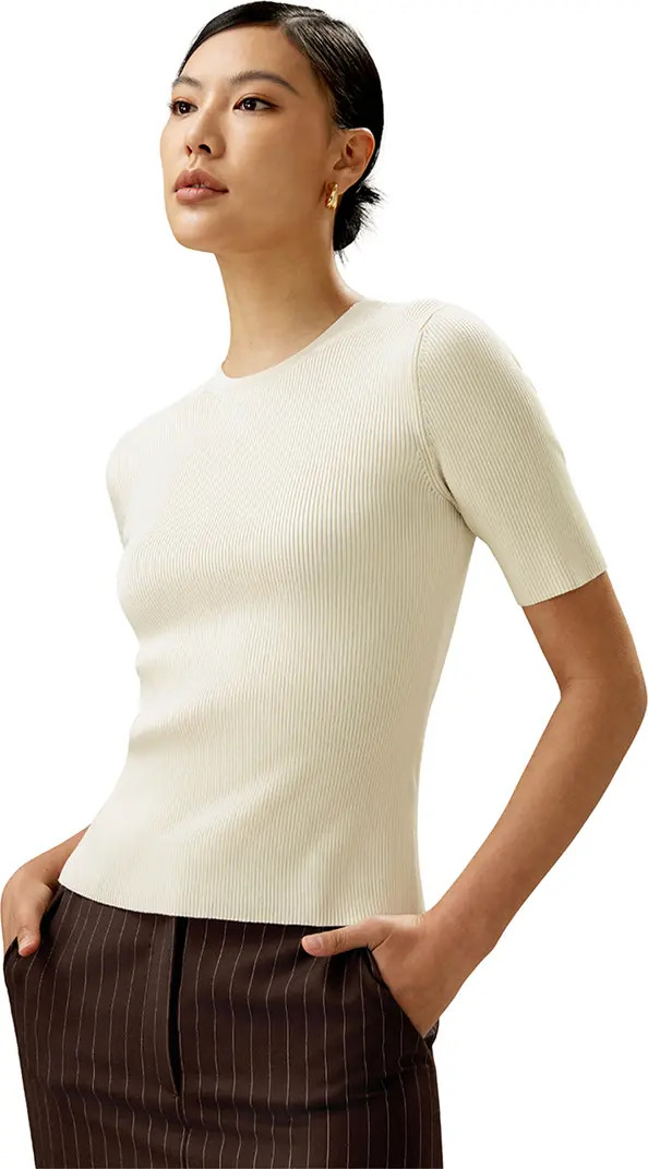 Lilysilk Essential Silk Knit Top | Nordstrom | Nordstrom
