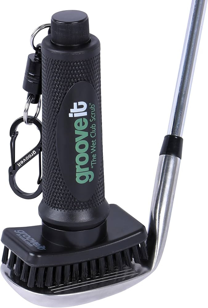 Grooveit "The Wet Club Scrub Golf Water Brush - 3 Year Warranty - Anti-Leak Design - Magnetic Bru... | Amazon (US)