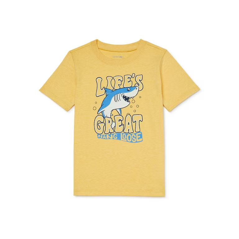 Garanimals Toddler Boy Short Sleeve Graphic T-Shirt, Sizes 18M-5T | Walmart (US)