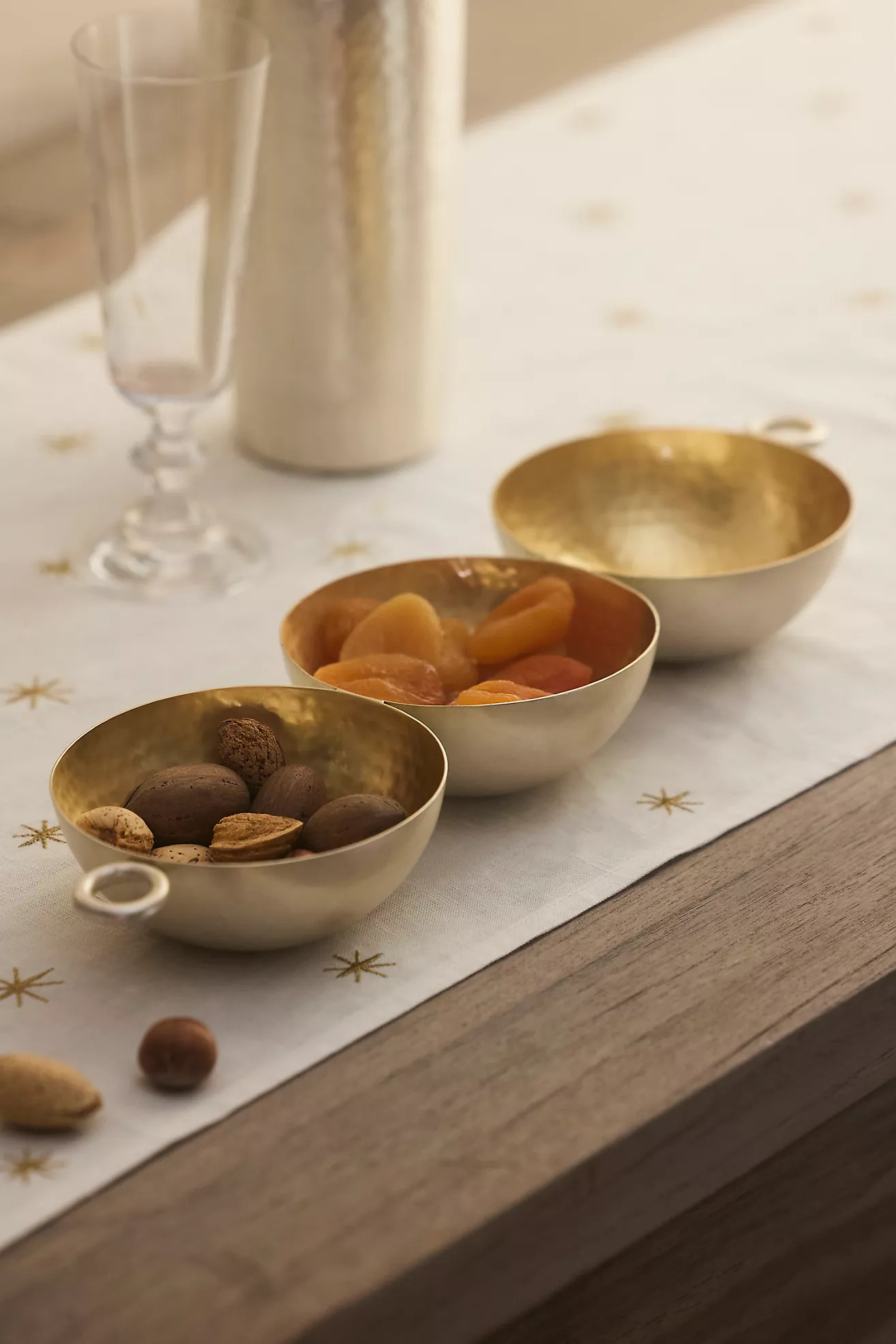 Two-Tone Metallic Bowl Trio | Anthropologie (US)