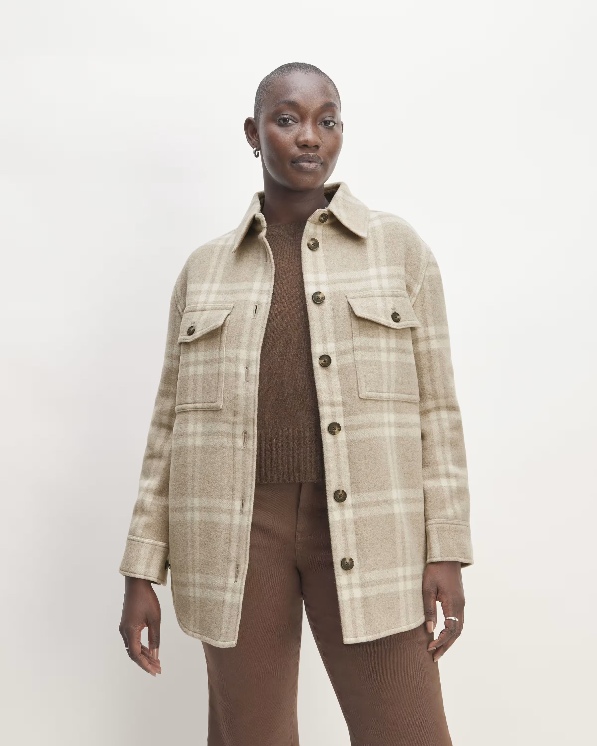 The Italian ReWool® Oversized Shirt Jacket | Everlane