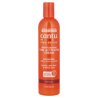 Cantu, Shea Butter, Moisturizing Curl Activator Cream, 12 fl oz (355 ml) | iHerb