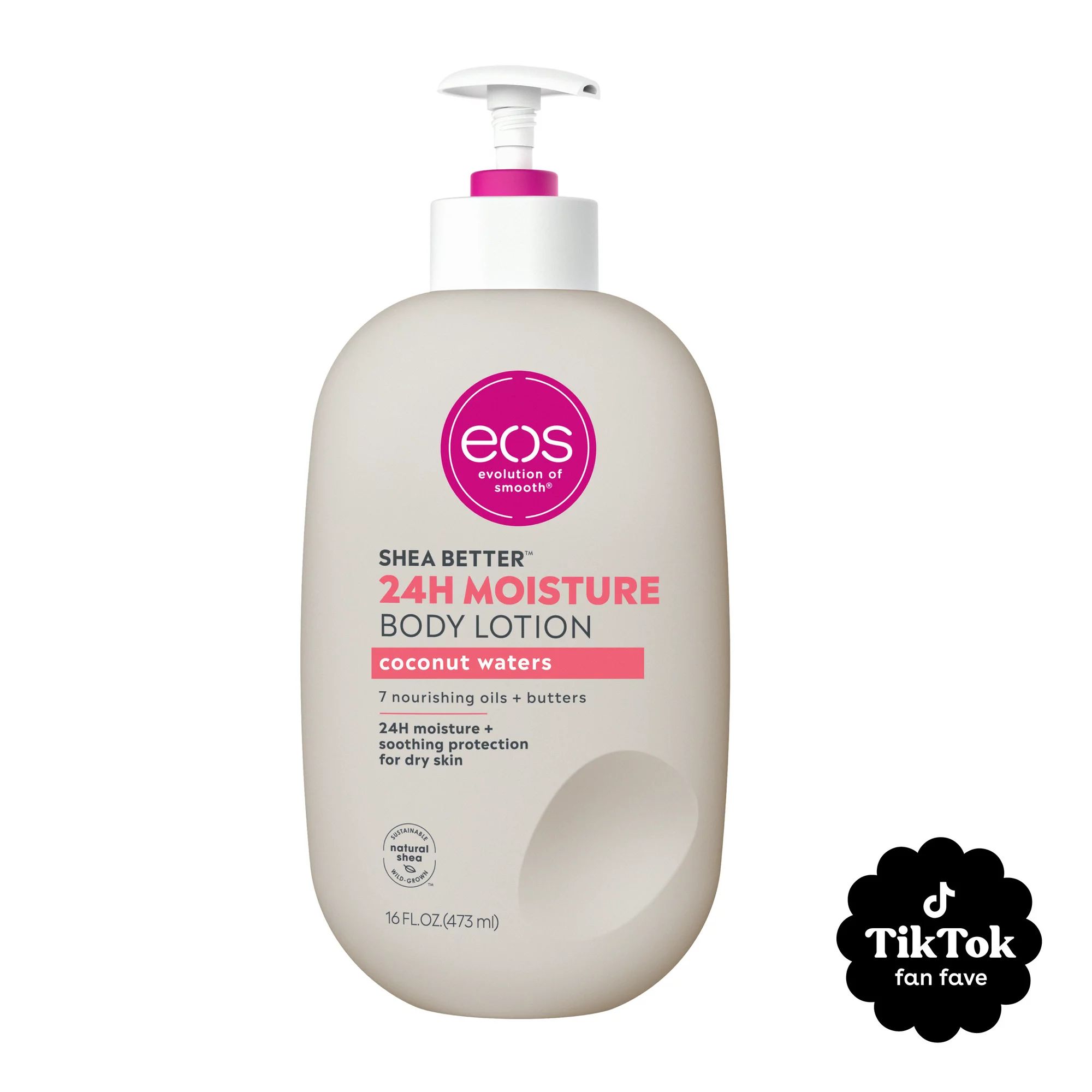 eos Shea Better Body Lotion - Coconut Waters | Soothes Dry Skin | 16 oz - Walmart.com | Walmart (US)