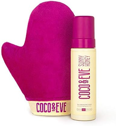 Coco & Eve Self Tanner Mousse Kit - All Natural| Sunless Instant Tanning Lotion with Bronzer & Mi... | Amazon (US)