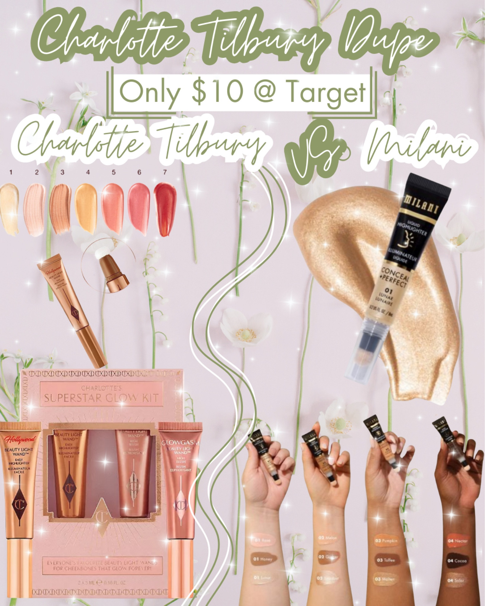 The Charlotte Tilbury Superstar Glow Dupe (Milani Liquid Highlight) #charlottetilbury #milani #dupe #glow #beauty #makeup 

#LTKbeauty #LTKsalealert #LTKstyletip