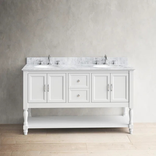 60" Double Bathroom Vanity Set | Wayfair North America