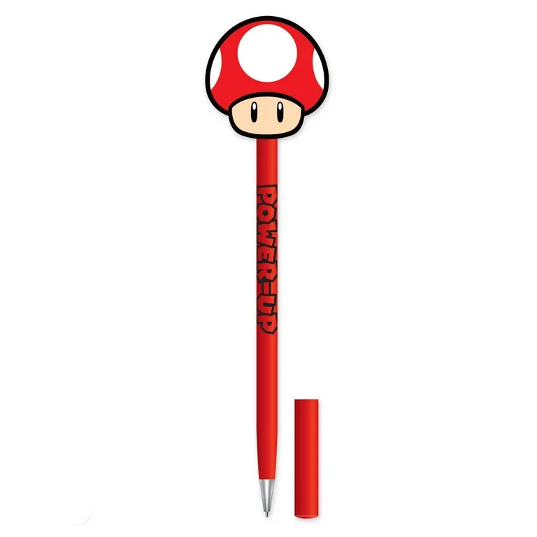 Nintendo Super Mario Toad Topper Ballpoint Pen, The Perfect Basket Stuffers | Walmart (US)