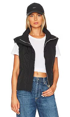 superdown Trish Puffer Vest in Black from Revolve.com | Revolve Clothing (Global)