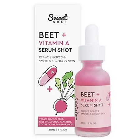Sweet Chef Beet + Vitamin A Serum Shot - Antioxidant-Rich Facial Serum with Seaberry Fruit Extract - | Walmart (US)