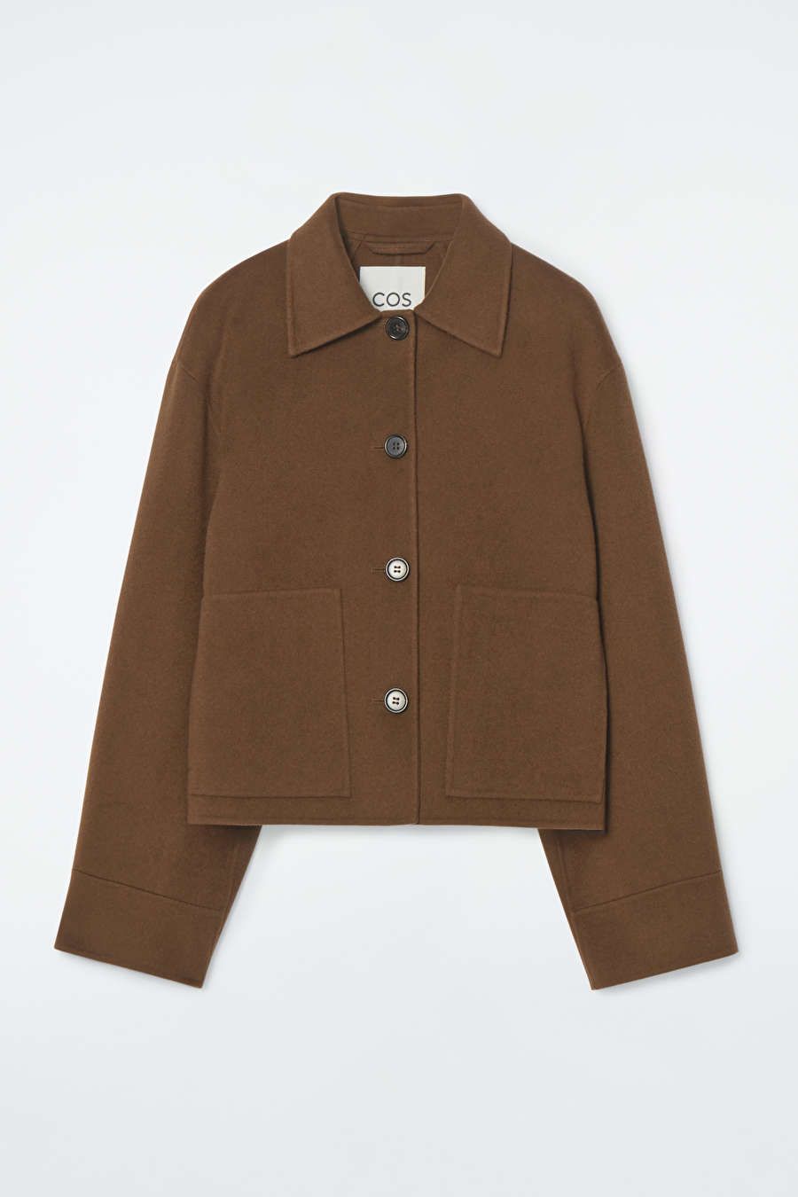 BOXY DOUBLE-FACED WOOL JACKET | COS UK