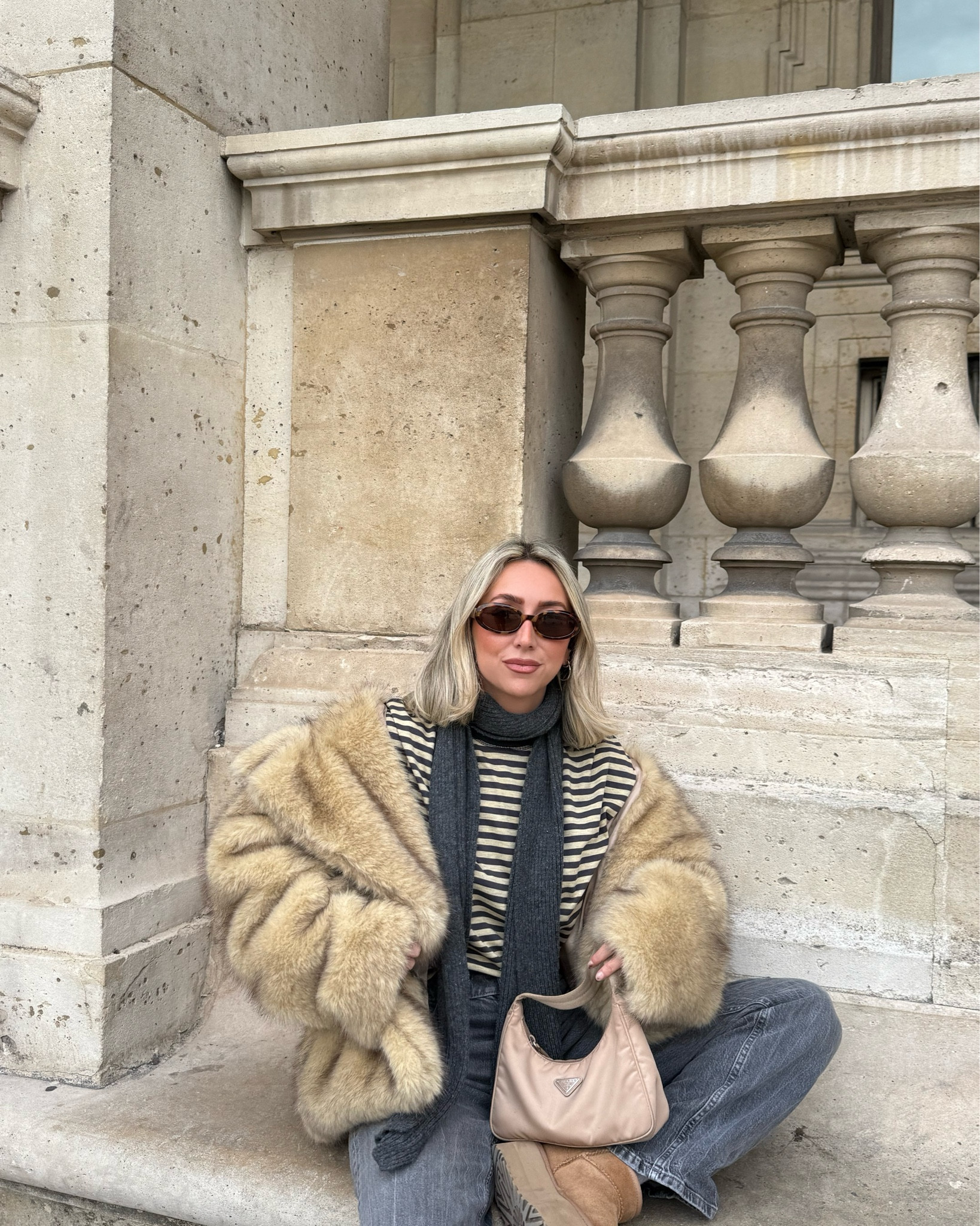 Stripped tops and oversized fur for fall 🤎

Autumn fall fashion, fur coats stripe long sleeve T-shirts, grey jeans and ugg boots. With oval sunglasses and Prada bag.

#LTKuk #LTKautumn #LTKCyberWeek
