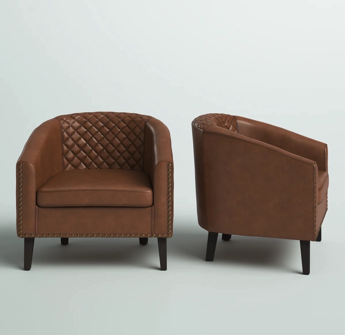 Boney 2- Piece 29" Wide Tufted Faux Leather Barrel Club Chair



#LTKActive #LTKGiftGuide #LTKHome