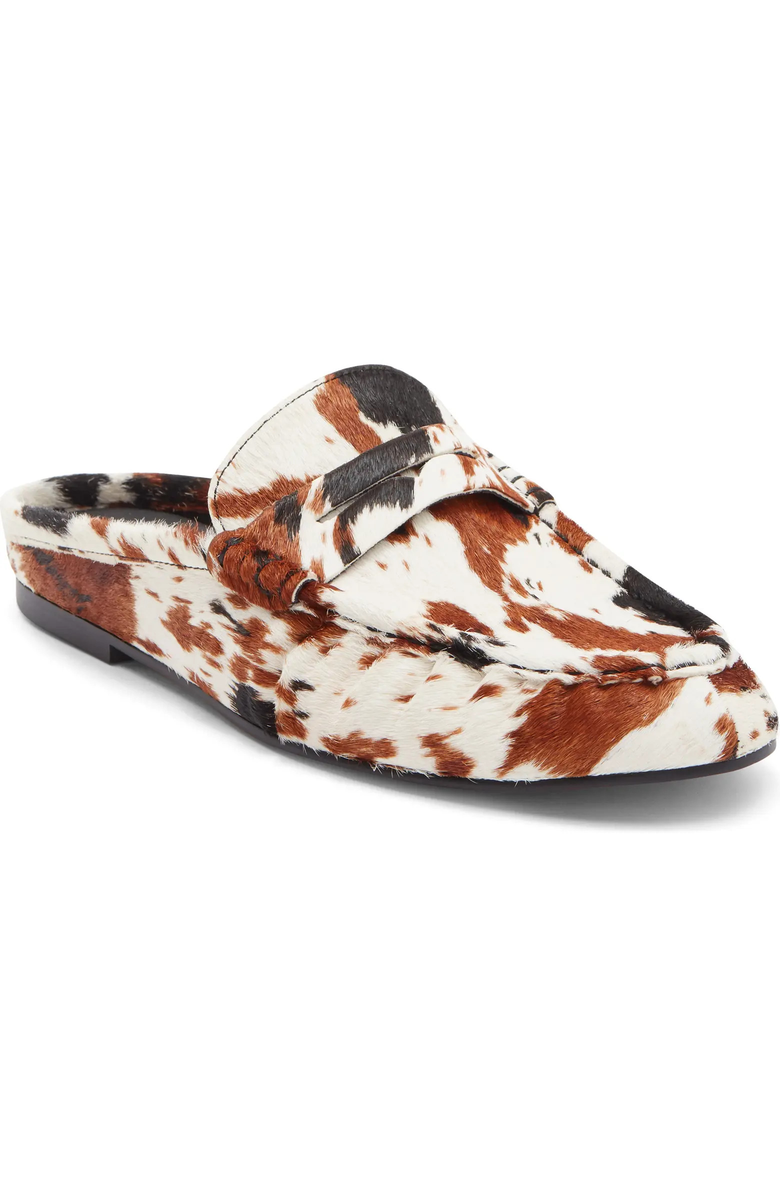 Rafe Genuine Calf Hair Loafer Mule (Women) | Nordstrom