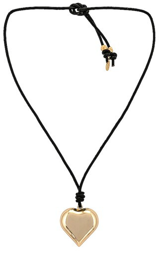 Heart Pendant Necklace in Gold | Revolve Clothing (Global)