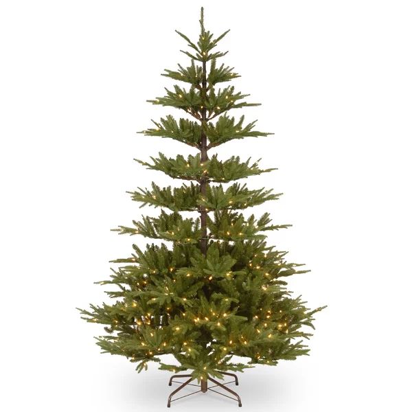 7.5' Green Fir Artificial Christmas Tree with 450 Clear/White Lights | Wayfair North America
