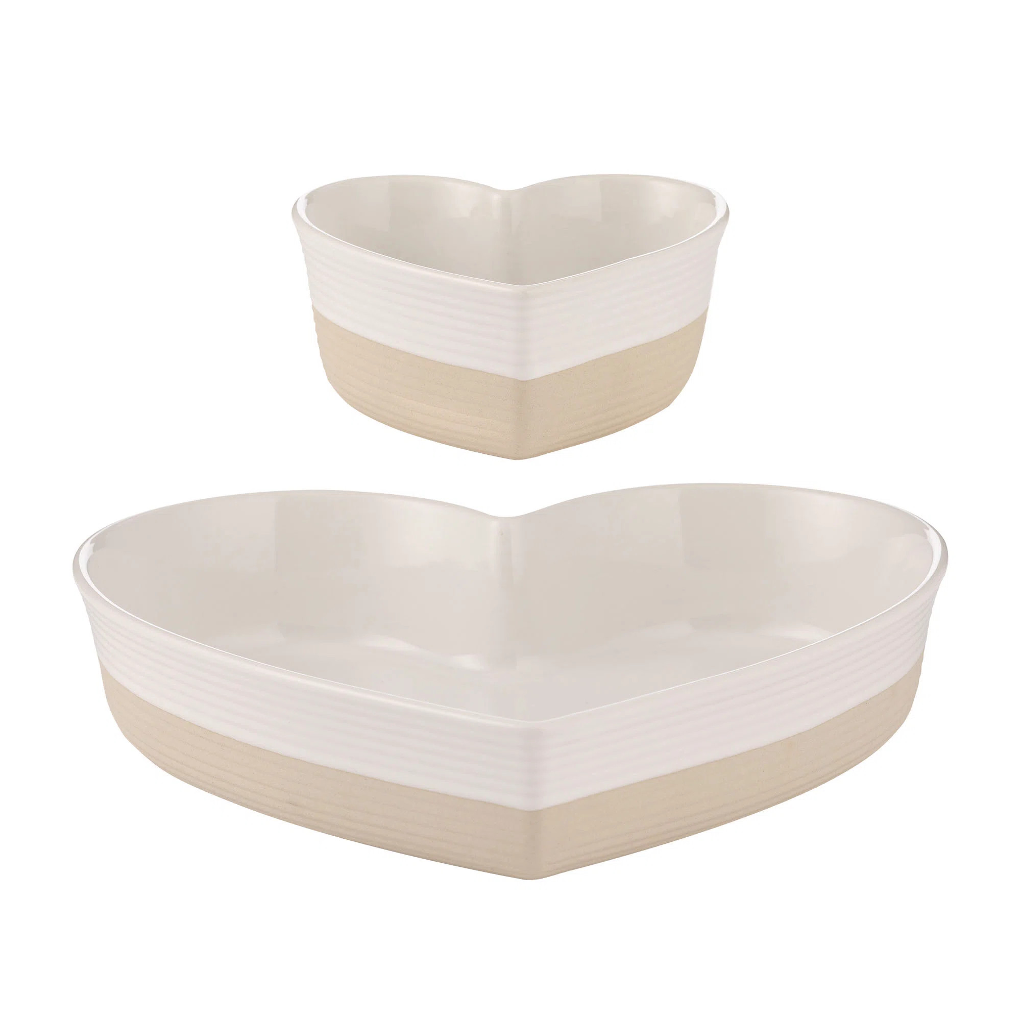 Rustic Charm-Heart Dishes-Set Of 2 | Wayfair North America